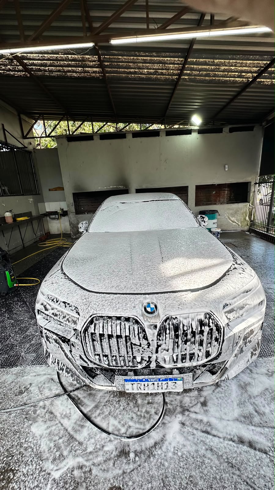Acabamento automotivo realizado pela Snow Wash Garage